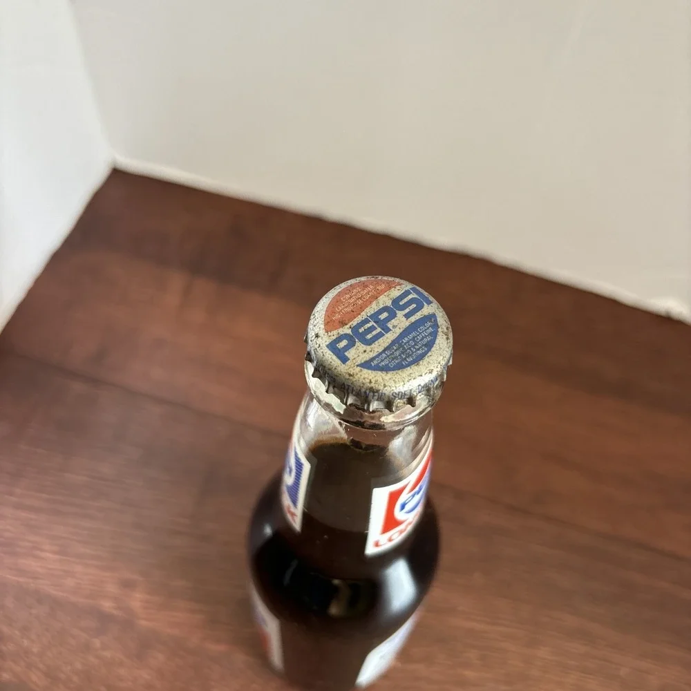 Vintage Pepsi Bottle Longneck Unopened Richard Petty 7-time Winston Cup Champion